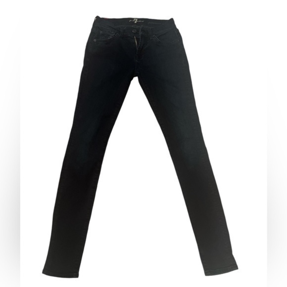 7 For All Mankind Women's Skinny Jeans in Black